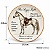 Prato De Sobremesa Cavalo Puro Sangue Inglês Pet Mania 21,5cm Porto Brasil - Imagem 3