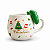 Caneca Natalina laço Verde 400ml 1UN - Imagem 1