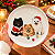 Prato Natalino De Sobremesa Dog Luluzinho Pet Mania 21,5cm 1Unid - Imagem 2
