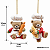 Pingente Urso Natalino Resina 10cm RS5717 - Imagem 2
