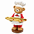 Bandeja Urso Natalino RS5716 1 Unidade 35cm Tok da Casa - Imagem 1