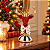 Escultura Rena Natalina C/ Laço Circo De Noel 32cm Resina 1UN RS5416 - Imagem 2