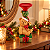 Escultura Urso Decorativo Natalino 29cm 1unid RS5371 - Imagem 2