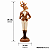 Escultura AlceNatalino Menino Resina 31cm 1un RS5318 - Imagem 3