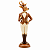 Escultura AlceNatalino Menino Resina 31cm 1un RS5318 - Imagem 1