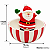 Prato Natalino Bowl Papai Noel 5cm MP1860 - Imagem 3
