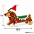 Almofada Natalina Pet Mania Cachorro Verde 28cm BT4957 - Imagem 3