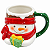 Caneca Natalina Boneco De Neve 12cm C/1Unid MP2366 - Imagem 1