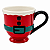 Caneca Natalina Papai Noel 14cm 1UN MP724 Tok Da Casa - Imagem 1