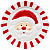 Prato Natalino De Sobremesa Papai Noel MP2360 20cm Tok Da Casa - Imagem 1