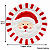 Prato Natalino De Sobremesa Papai Noel MP2360 20cm Tok Da Casa - Imagem 3