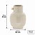 Vaso Ceramica Bege 20x14,5cm 23816 Mart - Imagem 3