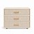 Porta Joias Em MDF Com Revestimento Em Linho 3 Gavetas 19,5x25cm 24232 Mart - Imagem 1