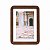 Porta Retrato 15x20cm Em Madeira E Vidro Escura 19563 Mart - Imagem 1