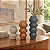 Vaso Ceramica Bege 19,5X12,3cm 22776-P Mart - Imagem 3