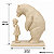 Escultura Urso Laços de Afeto Em Poliresina 29x20cm 23674 Mart - Imagem 3