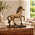 Escultura Cavalo Marchador Em Poliresina 25,5x27cm 23244 Mart - Imagem 2