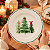 Prato Natalino Raso Arvore De Natal 29cm 1Unid MP2458 PVC - Imagem 2