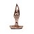 Enfeite Boneca Yoga Cromada Rose - Imagem 1