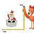 Vela Natalina Papai Noel De Neve Jogo c/ 6 4x4cm Cromus - Imagem 2