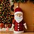 Papai Noel Peso De Porta Artesanal C/Botão Branco 30x12cm - Imagem 2