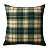 Almofada Natalina Xadrez de Natal 45cm Decortextil - Imagem 1