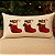Almofada Natalina Botas De Noel Baguete 50x20cm Decortextil - Imagem 3