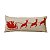 Almofada natalina Baguete Renas De Noel 50x20cm Decortextil - Imagem 1