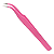 Pinça Curva Rosa 04 - D&Z - Imagem 1