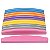 Pacote 10 Lixas BUFFER Boomerang 100/180 Colorida - Imagem 2