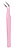 Pinça CURVA ROSA - BELA LUCK STAR - Imagem 1