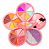 Kit de Maquiagem Onça Pintada Coleção Tropical Teen C - Jasmyne - Imagem 2