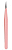 Pinça Reta Rosa AC0106-05 - Dafu - Imagem 1