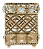 Porta Pincéis RETANGULAR DOURADO A1508 - Imagem 1