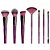 Kit com 7 Pincéis Profissionais para Maquiagem Violet ED005 - Macrilan - Imagem 2