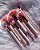 Kit com 8 Pincéis de Maquiagem - Ruby Anjo - Imagem 1