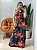 Vestido Longo em Crepe Regata com Bolsos Estampado Ref. 1680 - Imagem 1