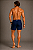 SHORT AGUA LISO AZUL MARINHO - Imagem 3