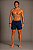 SHORT AGUA LISO AZUL MARINHO - Imagem 1