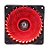Cooler Fan Hoopson Gamer Cl-033V Vermelho 33 Leds 12 Cm 12V - Imagem 1