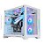 GABINETE GAMER K-MEX M.-W2AD  SPACE Z1 KMEX BRANCO - Imagem 1