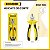 ALICATE DE CORTE 6 POLEGADOS BOM-1602 - Imagem 1