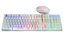 Kit Gamer Teclado E Mouse Branco Led Rgb Tpc-096kb Hoopson - Imagem 1