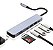 Adaptador Multifuncional Tipo-C 7 Em 1 Celular e Notebook Hub 3.0 - Imagem 1