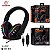 Headset Gamer USB RGB Preto - Imagem 1