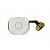 Flex Botão Home iphone 5g Completo Branco - Imagem 1