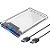 Case Para Hd Sata 2,5 Notebook Usb 3.0 Transparente Hoopson CHD-007 - Imagem 1