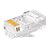 Conector RJ45 cristal Cat5e suporta Ethernet 30μm 1000 un - Imagem 3