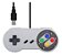 Controle Super Nintendo Entrada Usb Jogos Emulador Pc - Imagem 1