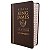 Bíblia King James Luxo Versão atualizada Letra Hipergigante Marrom - Imagem 2